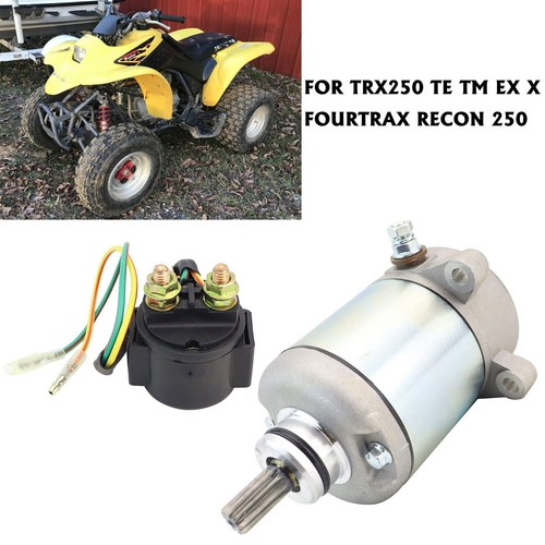 New Starter For Honda ATV TRX250TE FOURTRAX Recon ES 2002-07 - Foto 9
