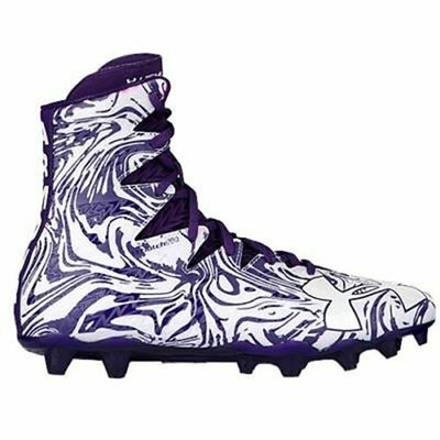 purple under armour football cleats