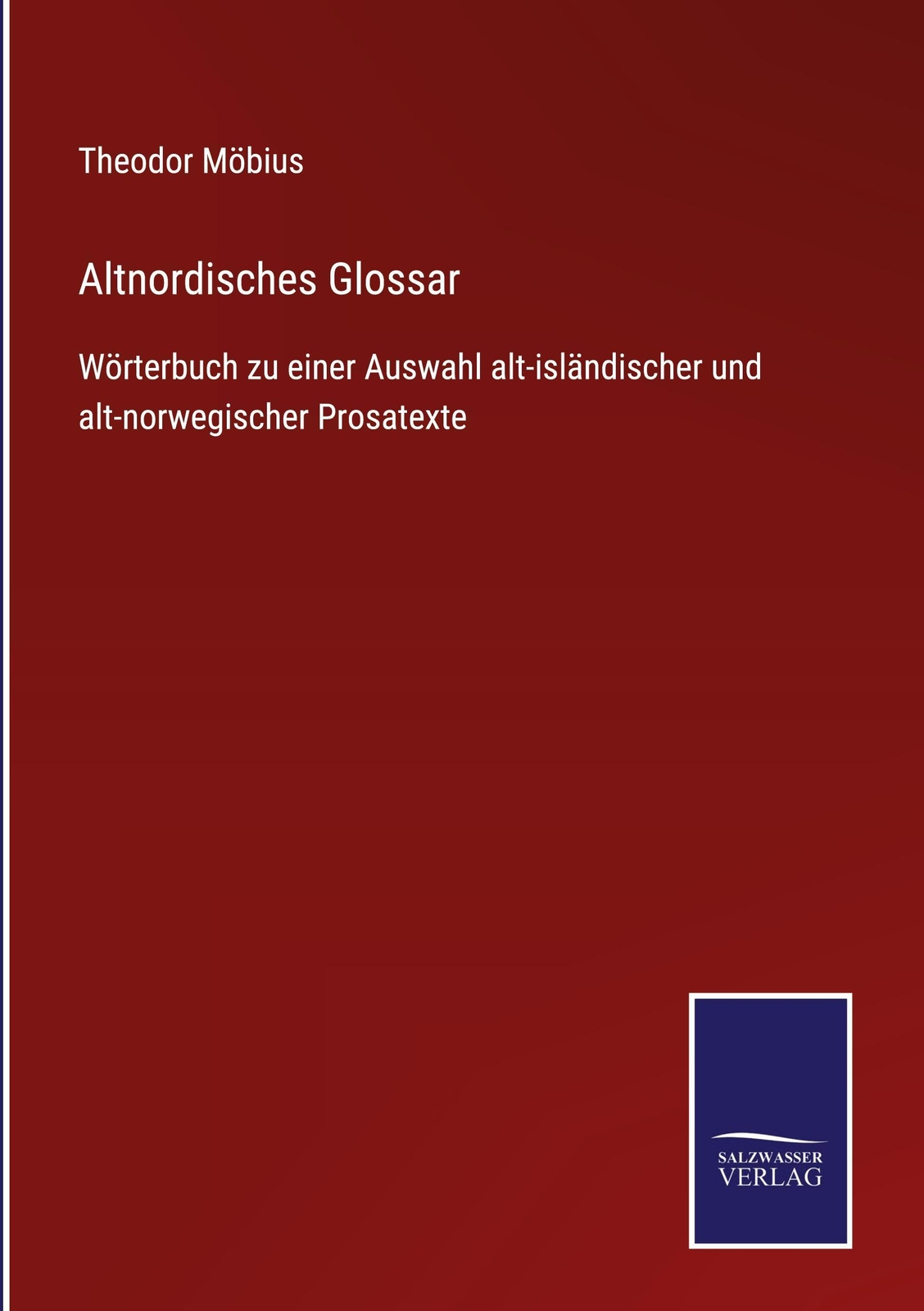Thumbnail - Altnordisches Glossar Theodor Möbius