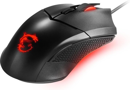 MSI GM08 Clutch Gaming Mouse Optical Sensor 3Red Lighting - Picture 9 of 9
