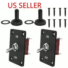 2x Heavy Duty Toggle Switch SPST 2Pin On-Off Amp 30A 12VDC/15A 250VAC/20A 125VAC