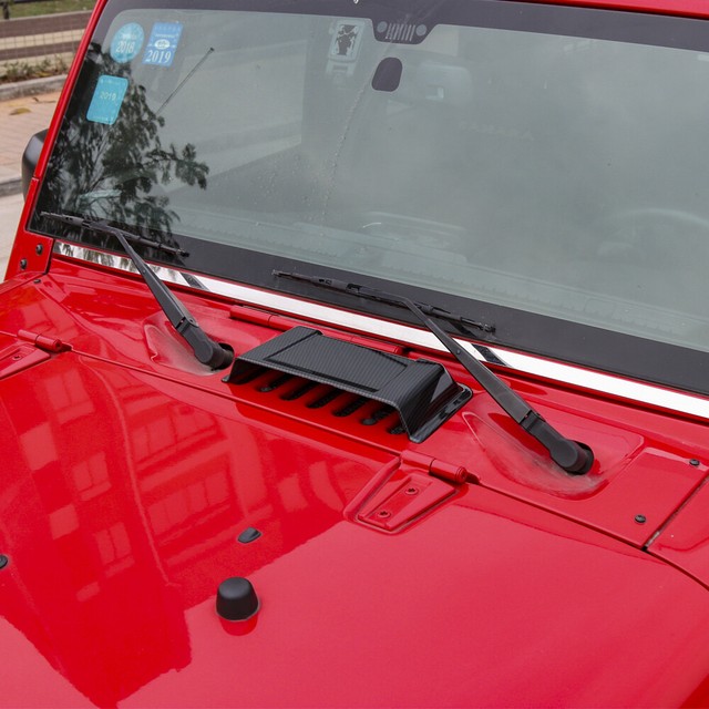 Cowl Engine Inlet Cover Air Intake Hood Vent Scoop for 200717 Jeep