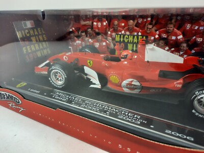 Hot Wheels Ferrari 248 F1 #5 Michael Schumacher 2006 Italy GP 90