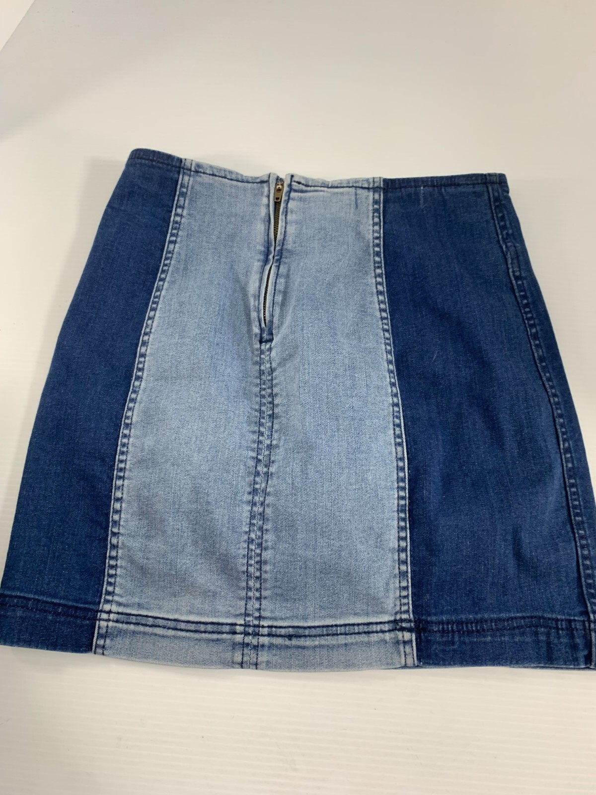 Pacsun Womens Skirt Size 27 Denim Two Tone Panel … - image 2