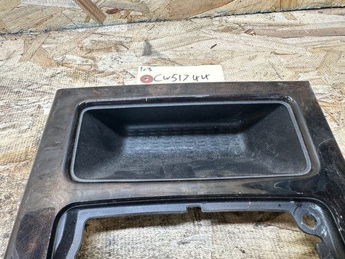 BMW 05-10 E60 5 SERIES WOOD CENTER CONSOLE SHIFTER BEZEL iDRIVE TRIM 9156126 - Picture 4 of 8