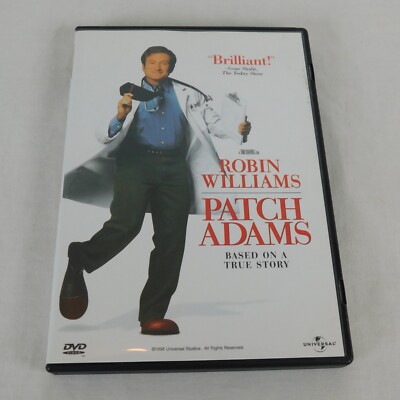 Patch Adams DVD 1999 Robin Williams Monica Potter Philip Seymour Hoffman Full