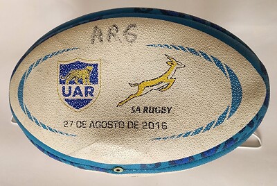 Gilbert Test Match rugby ball Pumas vs Springboks, The Rugby Championship 2016