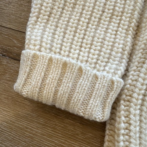 Polo Ralph Lauren Sweater Mens M Heavy Chunky Knit Wool Fisherman Vintage 90s - Picture 6 of 8
