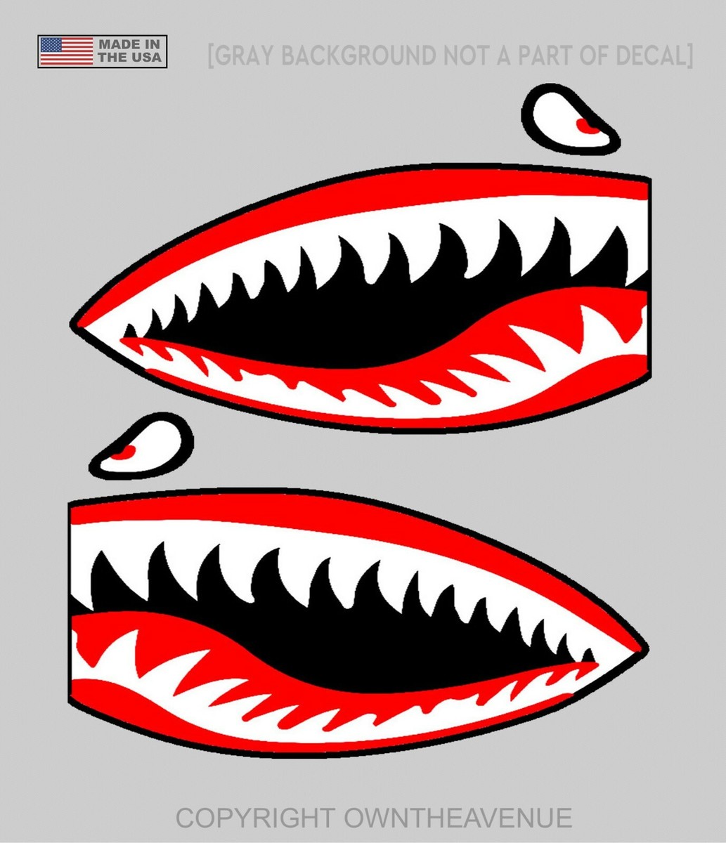 Tiger Shark Plane Decal