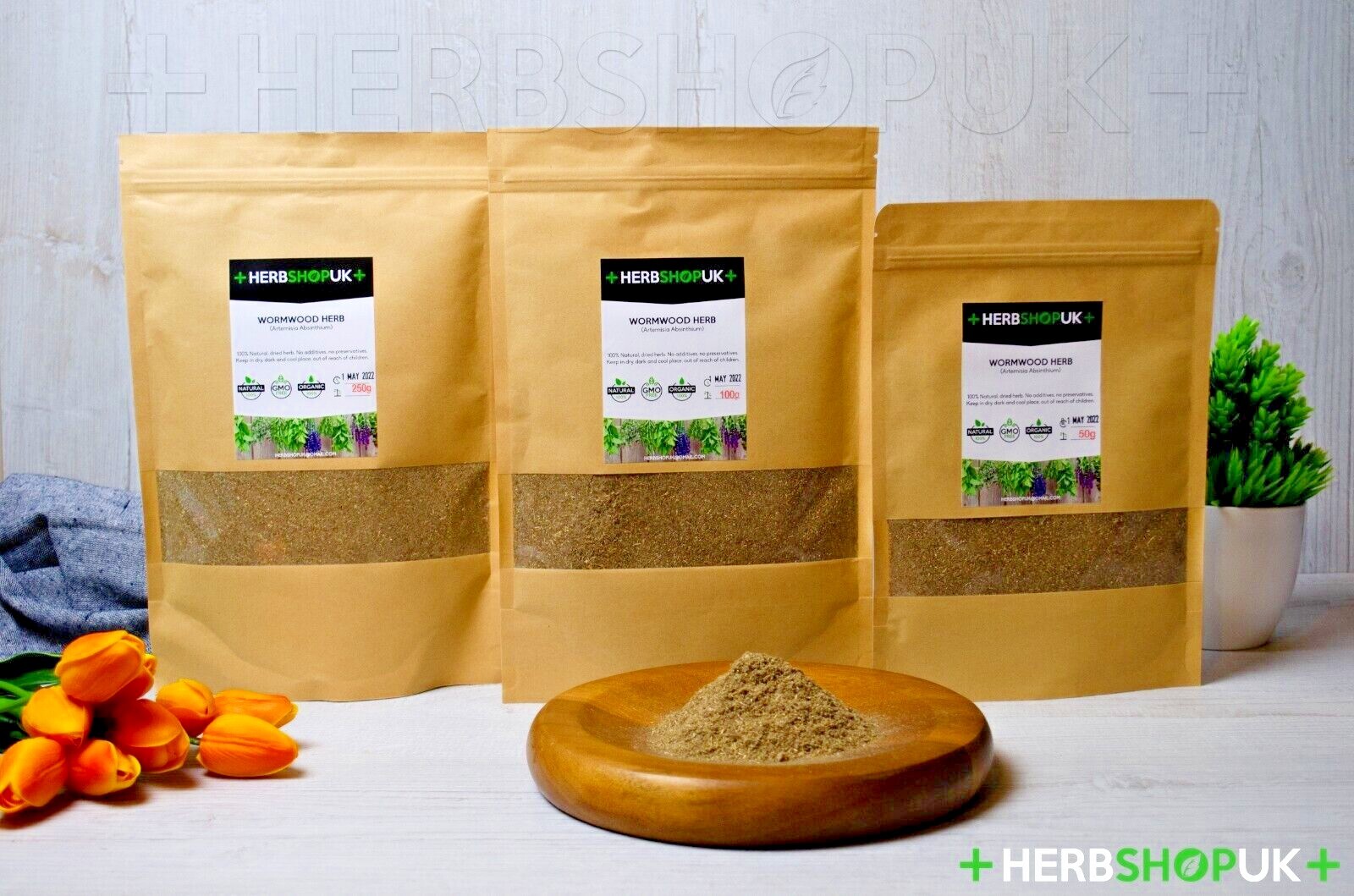 Wormwood Herb Powder (Artemisia Absinthium) Herbal Tea Piolun FAST ...