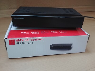 Kathrein DVB-S(2)-Receiver UFS 810 Plus schwarz Receiver 202500001 OVP