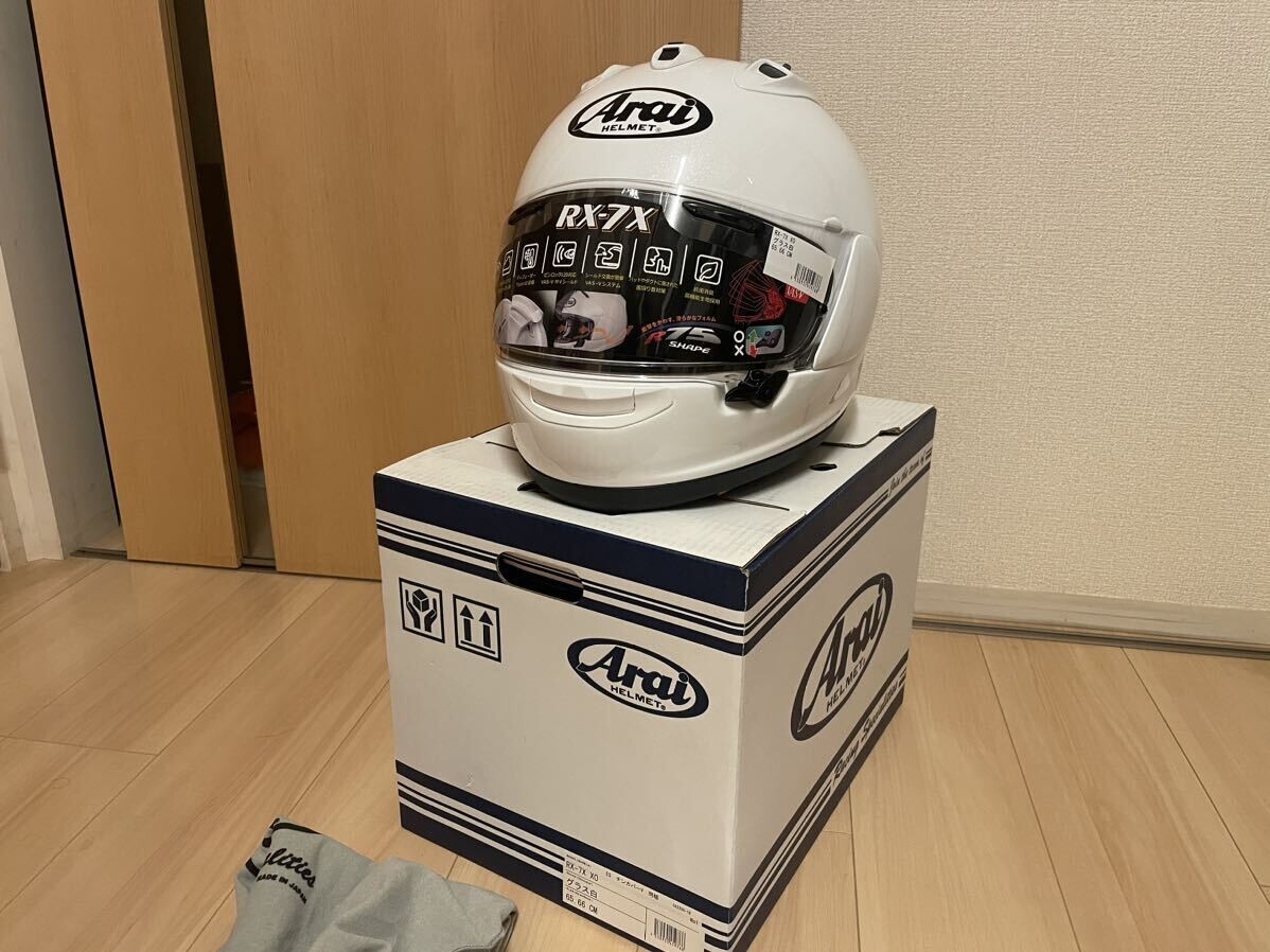 Arai Full face helmet RX-7X XO (65-66cm) Grass White From Japan 