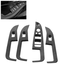 Alcantara Suede Window Panel Switch Button Trim Cover Fits 19-25 X5 X7 G05 G07