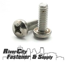 M3-0.5x6 Phillips Pan Head 3mm x 6mm Machine Screws M3x6mm Stainless M3x0.5x6