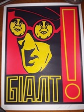 Shepard Fairey Glasses signed numbered poster with extras