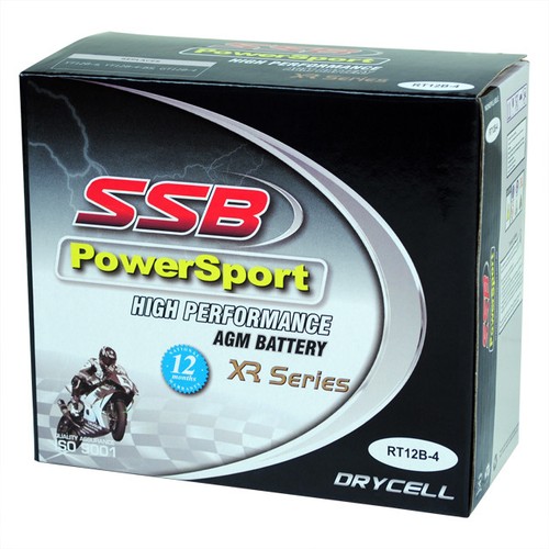 YT12B-4 AGM Motorcycle Battery replace MBT12B4 Yussa YTZ12B-4 YT12B-BS - Picture 4 of 6