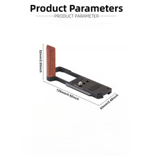 L Halterung f&uuml;r Panasonic f&uuml;r S9 Aluminium 12,5 cm x 6,3 cm x 5,2 cm abnehmbar