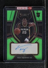2021-22 Select Rookie Signatures Neon Green Prizm 16/99 Trey Murphy III Auto v9t