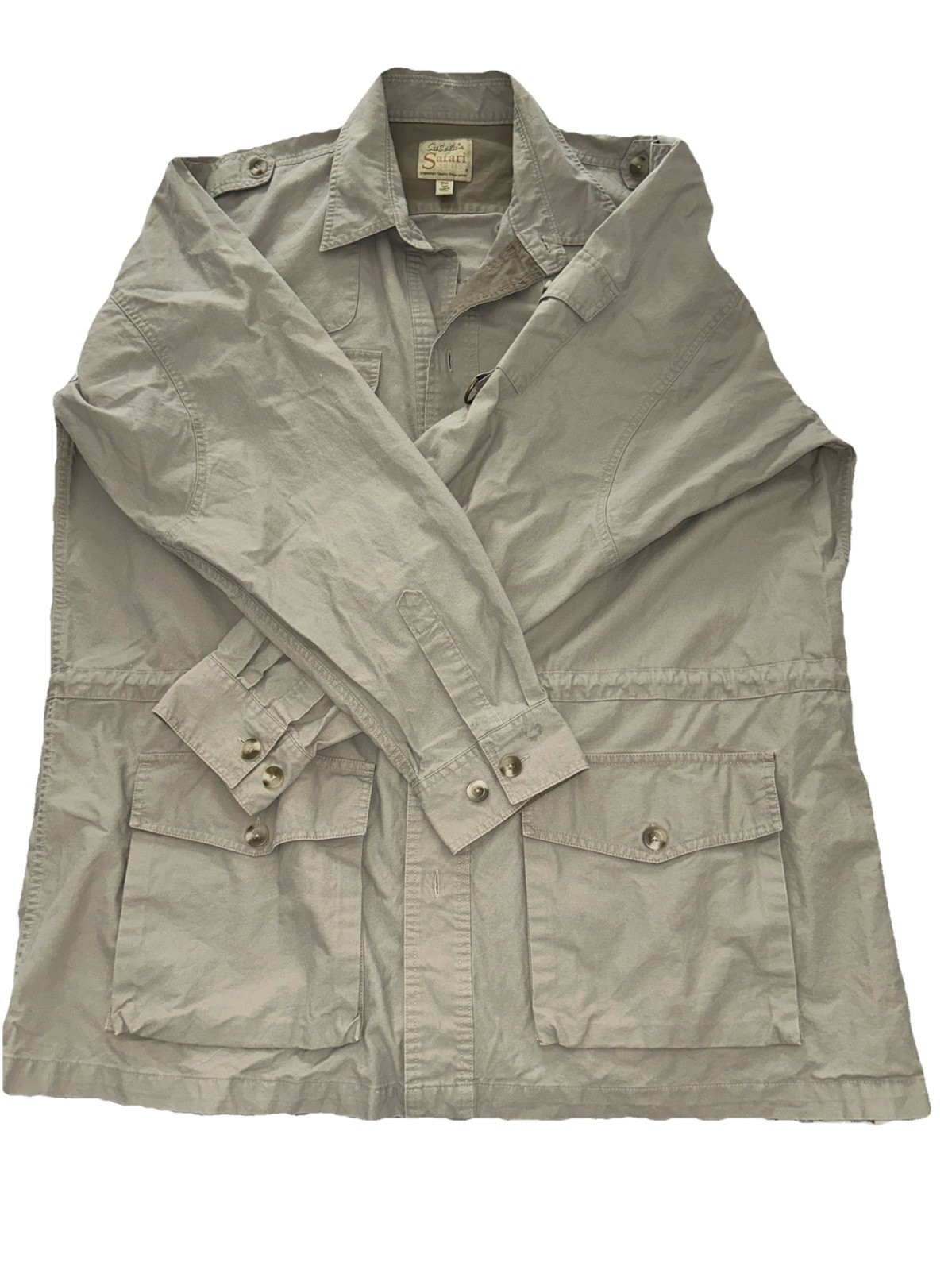 Cabela's Safari Series Jacket Mens 2X Multi Pocket Outdoor Hunting Shirt