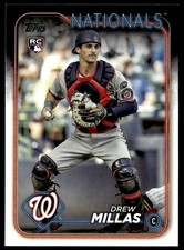2024 Topps Drew Millas Rookie Washington Nationals #530
