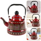  Enamel Teapot Old Fashioned Kettle Woman Ceramic Roasted Milk Porcelain
