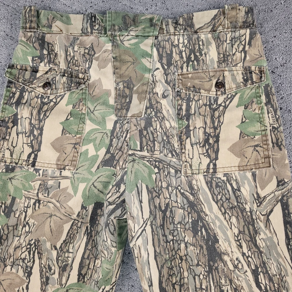 Pantalones camuflados de colección para hombre 34x29 Trebark relajados pierna recta caza senderismo camping Foto 4 de 4