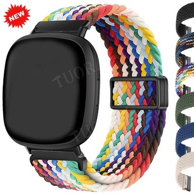 Armband Für Fitbit Versa 3 4/ Sense 2/Sense Magnet Nylon Sport Loop Uhrenarmband
