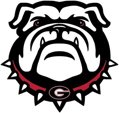 Georgia Bulldogs - Die Cut Laminated Vinyl Sticker All Weather Safe 2''-52''