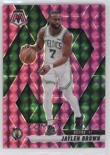 2024-25 Panini Mosaic Pink Mosaic Prizm 30/175 Jaylen Brown #33 1j5e