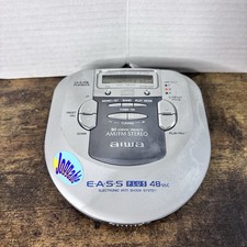AIWA XP-R210 Joggable Portable CD Player AM/FM Radio EASS Plus 48Sec