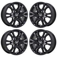 17" Honda Odyssey Gloss Black Exchange Wheels Rims Factory OEM 64019 2011-2018