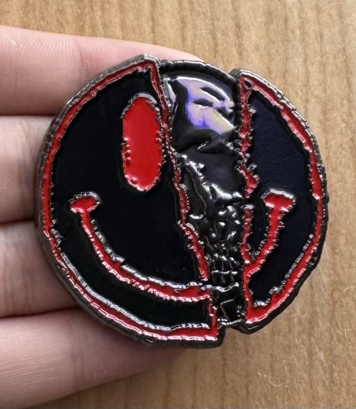 The Red Smiley “Shut Up And Color” Challenge Coin