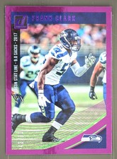 2018 Donruss #265 Frank Clark /90 Season Stat Line Seahawks