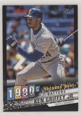 2020 Topps Decades Best Batters Black 150/299 Ken Griffey Jr #DB-51 HOF fm0