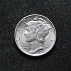 1943-D Mercury Silver Dime AU++ (bb19090)