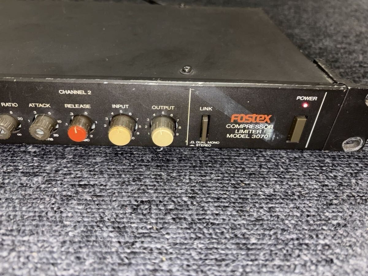 DTM・DAW FOSTEX COMPRESSOR LIMITER MODEL 3070 Fostex Compressor Limiter Model 3070 Good | eBay