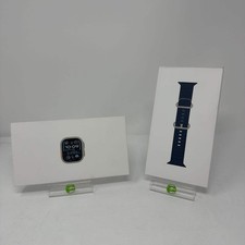 Unlocked Apple Watch Ultra 2 49MM Blue Titanium Anchor Blue Ocean Band MREG3LW/A