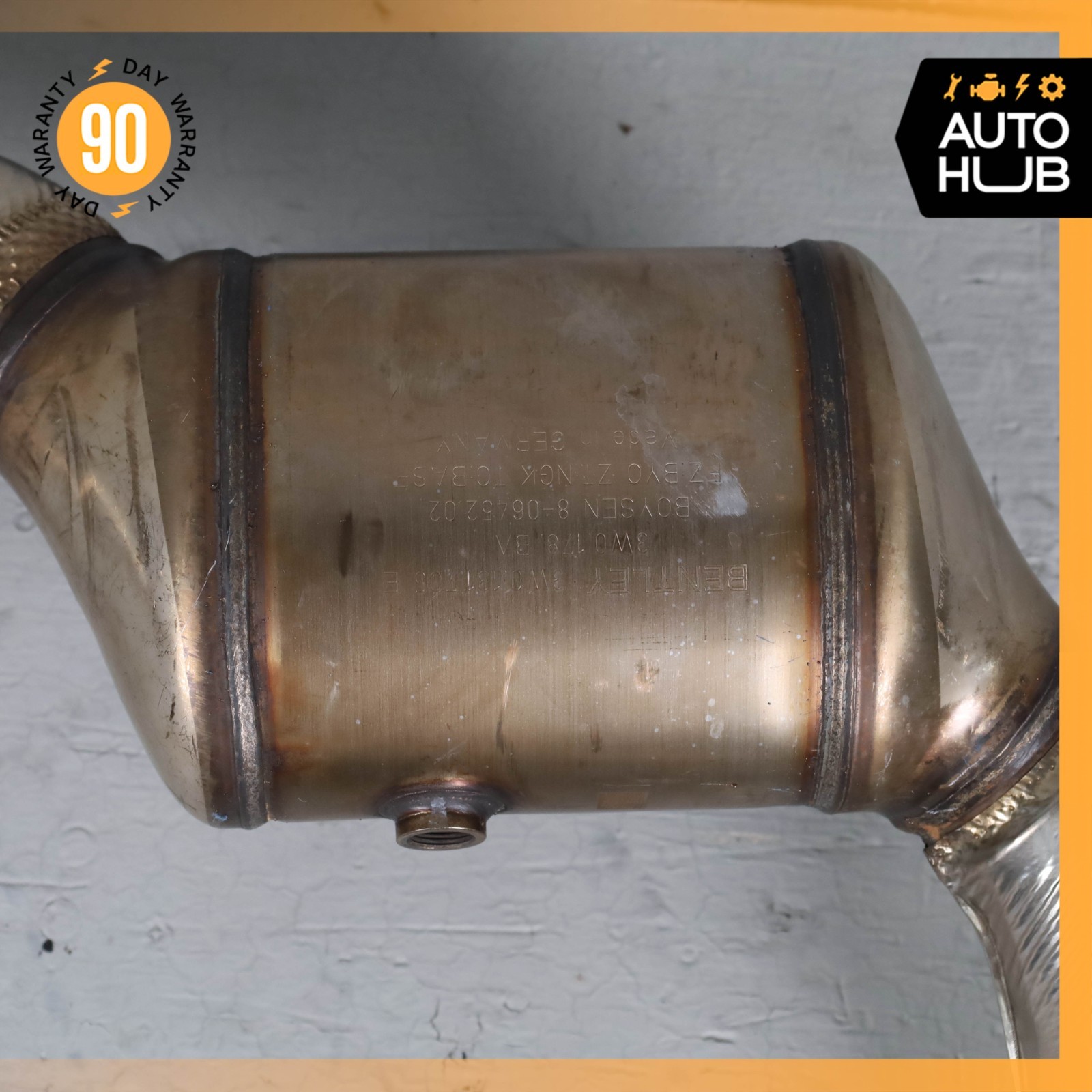 13-18 Bentley Continental GTC GT 4.0L V8 Exhaust Downpipe Set 3W0131705E OEM 11k