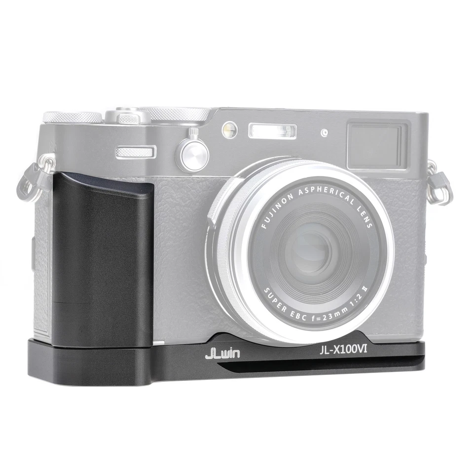 L-Shaped Handle Grip with Aluminum QR Plate for Fuji Fujifilm X100VI Camera - Image 2 of 4