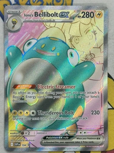 Iono's Bellibolt ex 194 Holo Scarlet & Violet Promo Pokemon Card