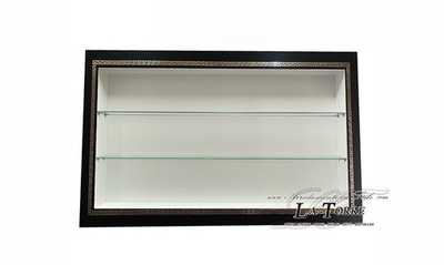 Klassische Hängevitrine Wand Klassischer Stil Rahmen Box TV Tür nach Maß