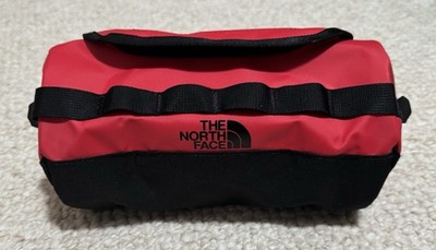 The North Face Base Camp small 3.5L Travel Canister wash bag W/ mirror Red NWOT