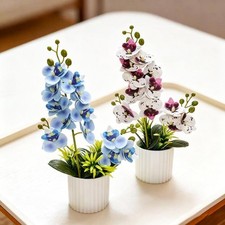 Plante artificielle en pot Phalaenopsis 33x8x7cm pour design d'intérieur modern