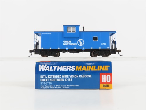 Caboose HO Walthers Mainline 910-8716 GN Big Sky Blue Int'l visión amplia extendida | Zustand: Used