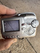 Olympus CAMEDIA D-535 Zoom 3.2MP Digital Camera - Silver Tested/Works 128MB card