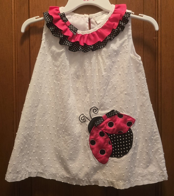 Rare Too Girls Ladybug  2 Pc Pants Set-Size 4T