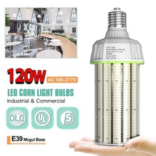120W LED Corn Light Bulbs,E39 Mogul Base For Commercial  Industrial Lighting 6k