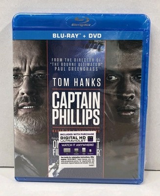 Captain Phillips (Blu-ray, 2013) - Tom Hanks - Brand New/Sealed