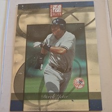 Donruss 2002 Elite Derek Jeter #47 New York Yankees Baseball Card