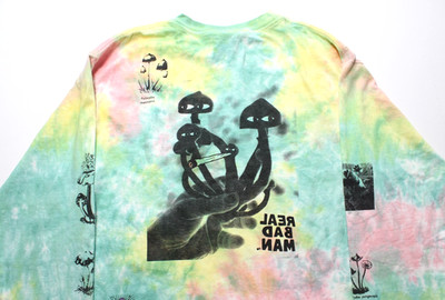 REAL BAD MAN ~SHROOMERGANG~ TIE DTE L/S TEE L  online/ceramics/shrooms/joint/lsd